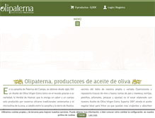 Tablet Screenshot of olipaterna.com